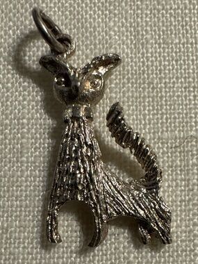 Silver 925 Cat Charm Pendant
